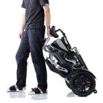 People Carrying Folded Portable Reclining Electric Wheelchair