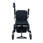 Portable Lightweight Folding Electric Wheelchair Frontview