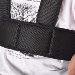 Safety Harness for Wheelchair Patient Closeup View