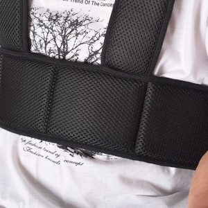 Safety Harness for Wheelchair Patient Closeup View
