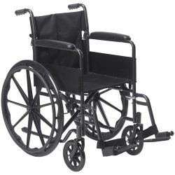 High Back Steel Lightweight Manual Wheelchair