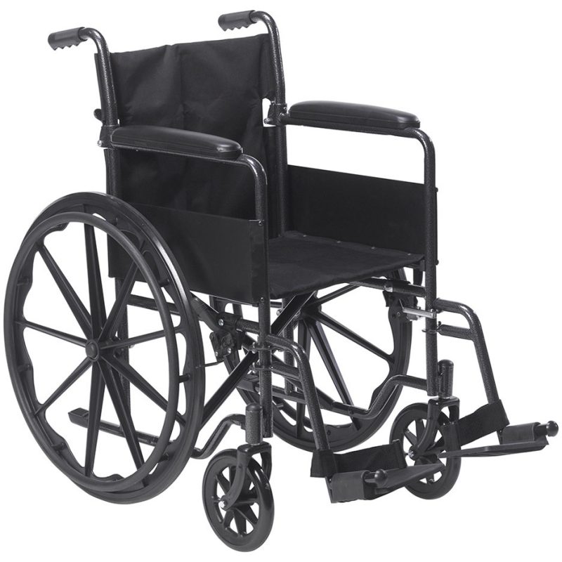 High Back Steel Lightweight Manual Wheelchair
