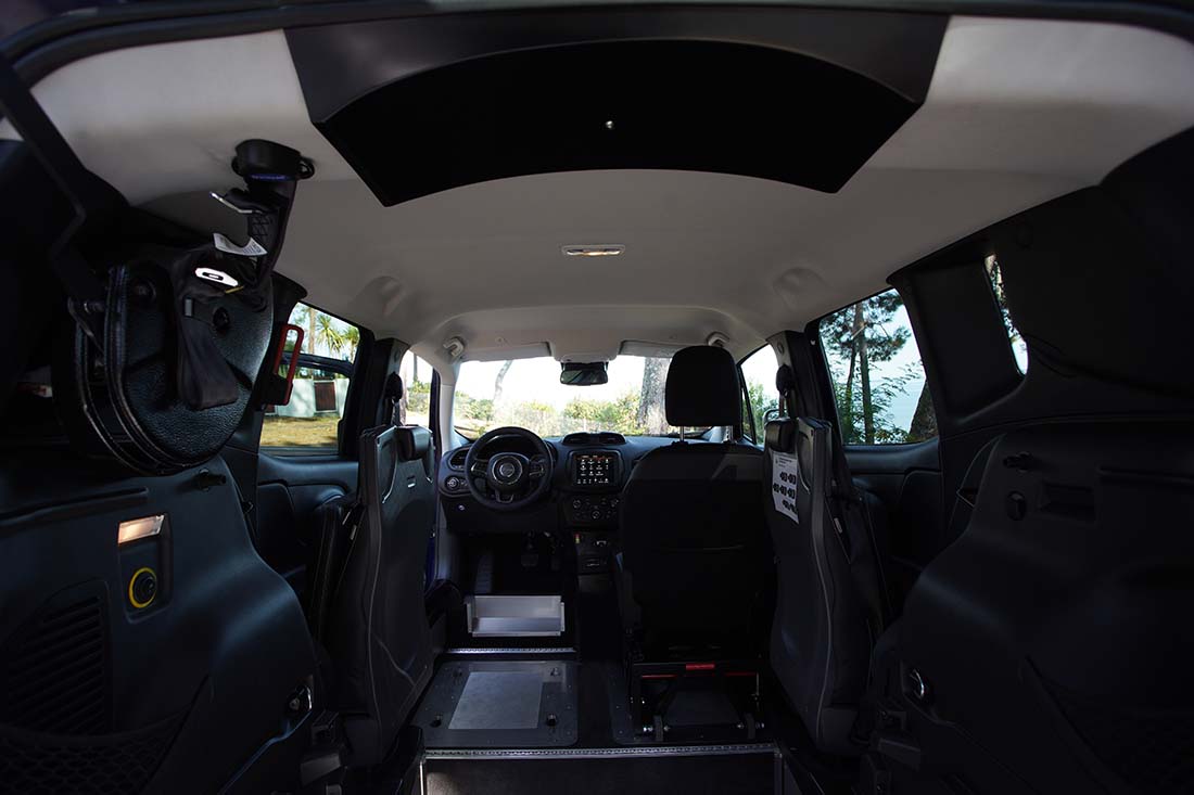 Interior of Jeep Renegade