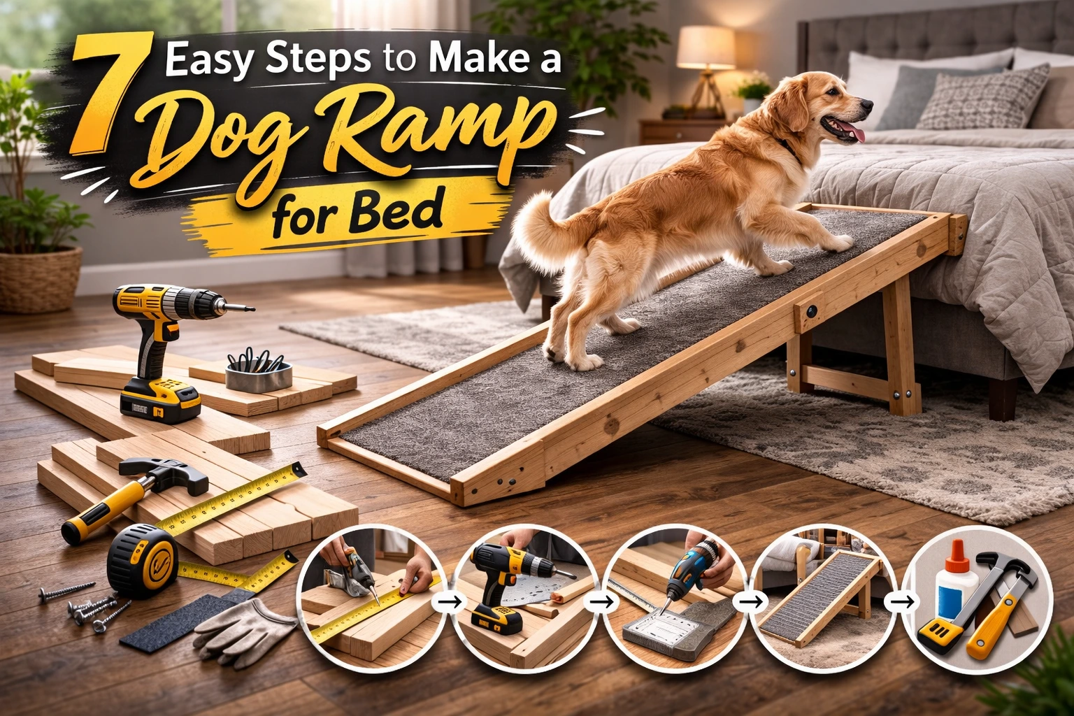 dog ramp for bed