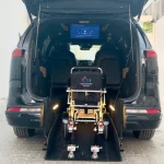 KIA Carnival Rear Door and Wheelchair on Ramp