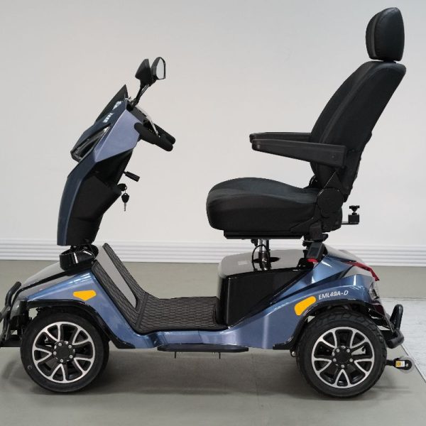 Optimus Heavy Duty Four Wheels Mobility Scooter Leftside View Optimus Heavy Duty Four Wheels Mobility Scooter Leftside View