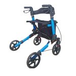 Foldable Aluminum Rollator Back View