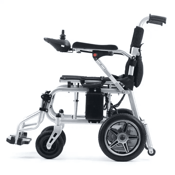 Foldable Electric Wheelchair Leftside View Foldable Electric Wheelchair Leftside View