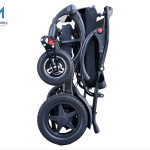 Folded Champion Electric Hybrid Carbon Fiber Wheelchair