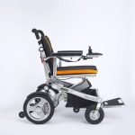 Heavy Duty Power Chair Foldable Power Wheelchair Frontview Rightside View
