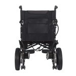 High Power Electric Folding Wheelchair Backside View