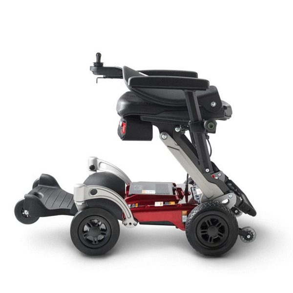 Backseat Folded Luggie Folding Power Chair Backseat Folded Luggie Folding Power Chair