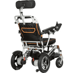 Portable Reclining Wheelchair Backside View