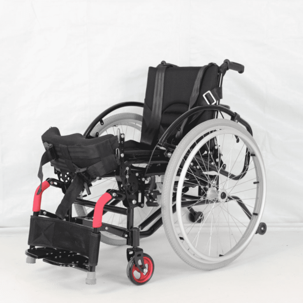 Standing Manual Wheelchair Left Side View Standing Manual Wheelchair Left Side View