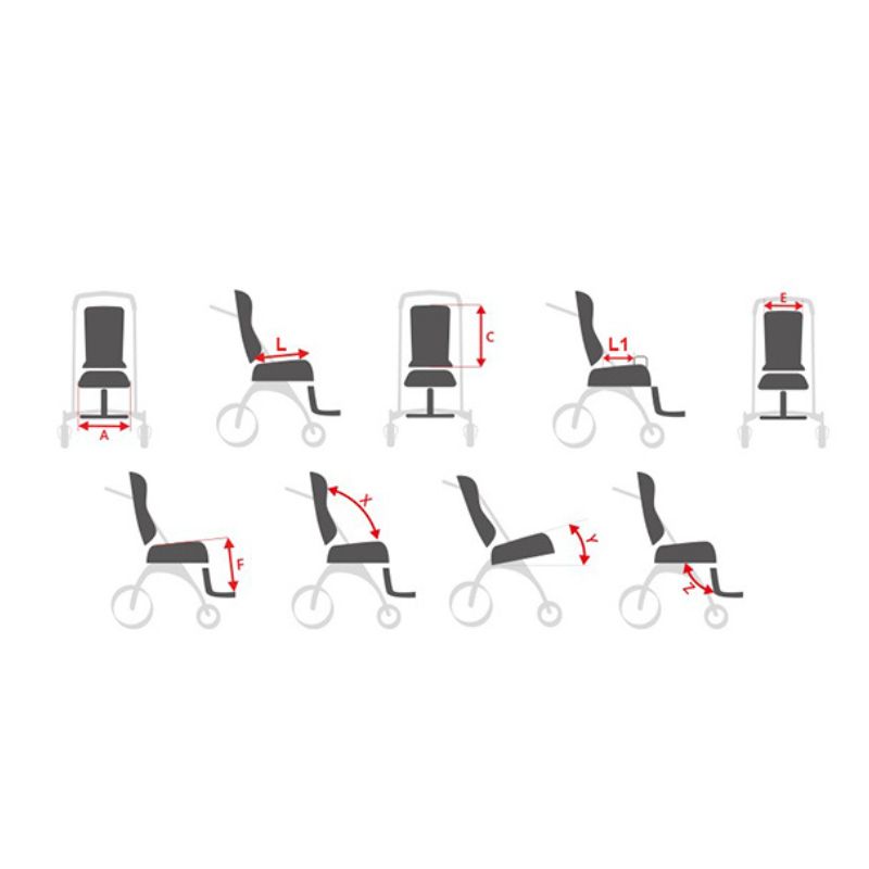 Supreme Comfort and Support with Our Pediatric Wheelchair HIPPO+ Maxi Pediatric Wheelchair Details