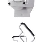 Toilet Seat Riser Placed on Toilet