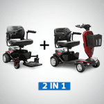 2 in 1 Electric Wheelchair and Mobility Scooter