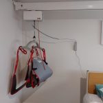 Ceiling Hoist for Patient Transfer Hanging on Ceiling