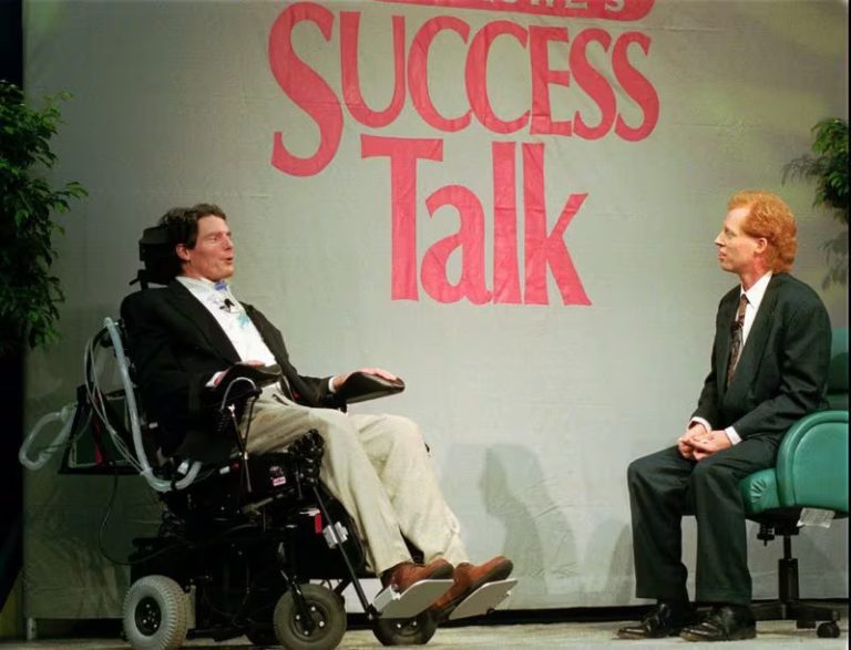Christopher Reeve in wheelchair