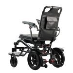 Easy Folding Travel Lightweight Electric Wheelchair Backside View