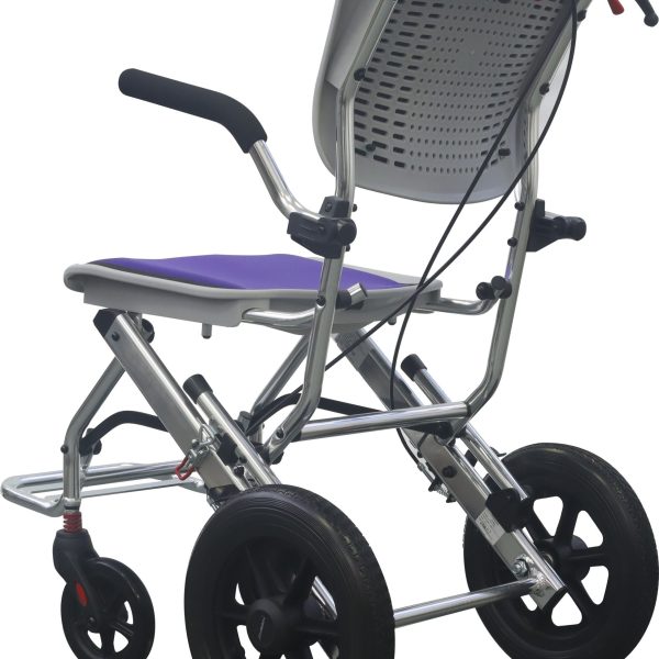 Manual Lightweight Folding Wheelchairs for Travelling Backview Manual Lightweight Folding Wheelchairs for Travelling Backview