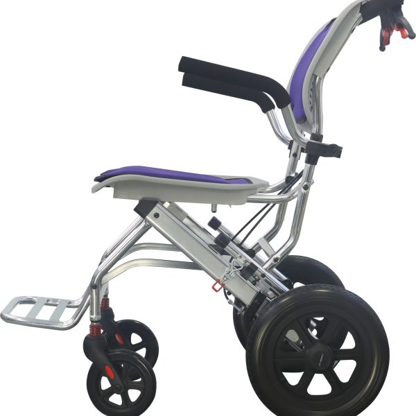 Manual Lightweight Folding Wheelchairs for Travelling Left Side Manual Lightweight Folding Wheelchairs for Travelling Left Side