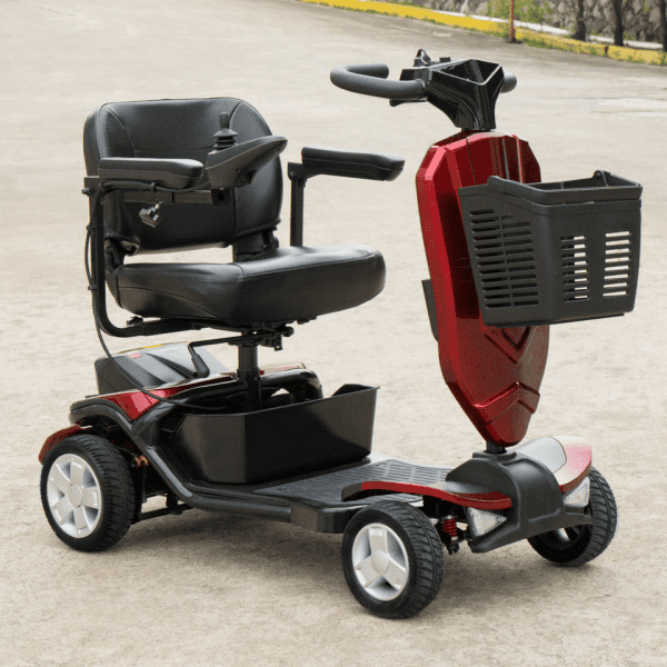 Red 2 in 1 Electric Wheelchair and Mobility Scooter Red 2 in 1 Electric Wheelchair and Mobility Scooter