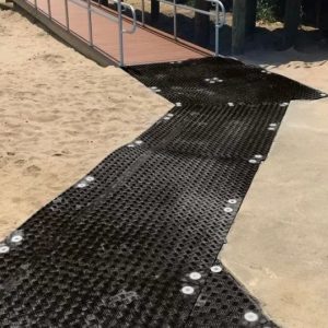 Access Deck in Sand