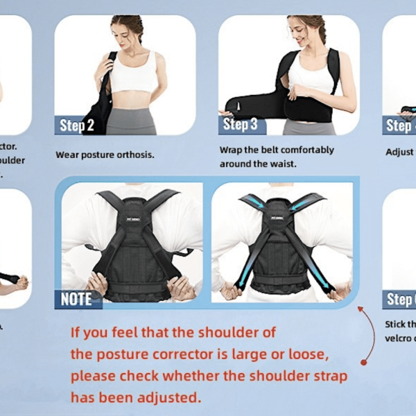 Back Brace Posture Corrector For Women And Men Steps To Wear It Back Brace Posture Corrector For Women And Men Steps To Wear It