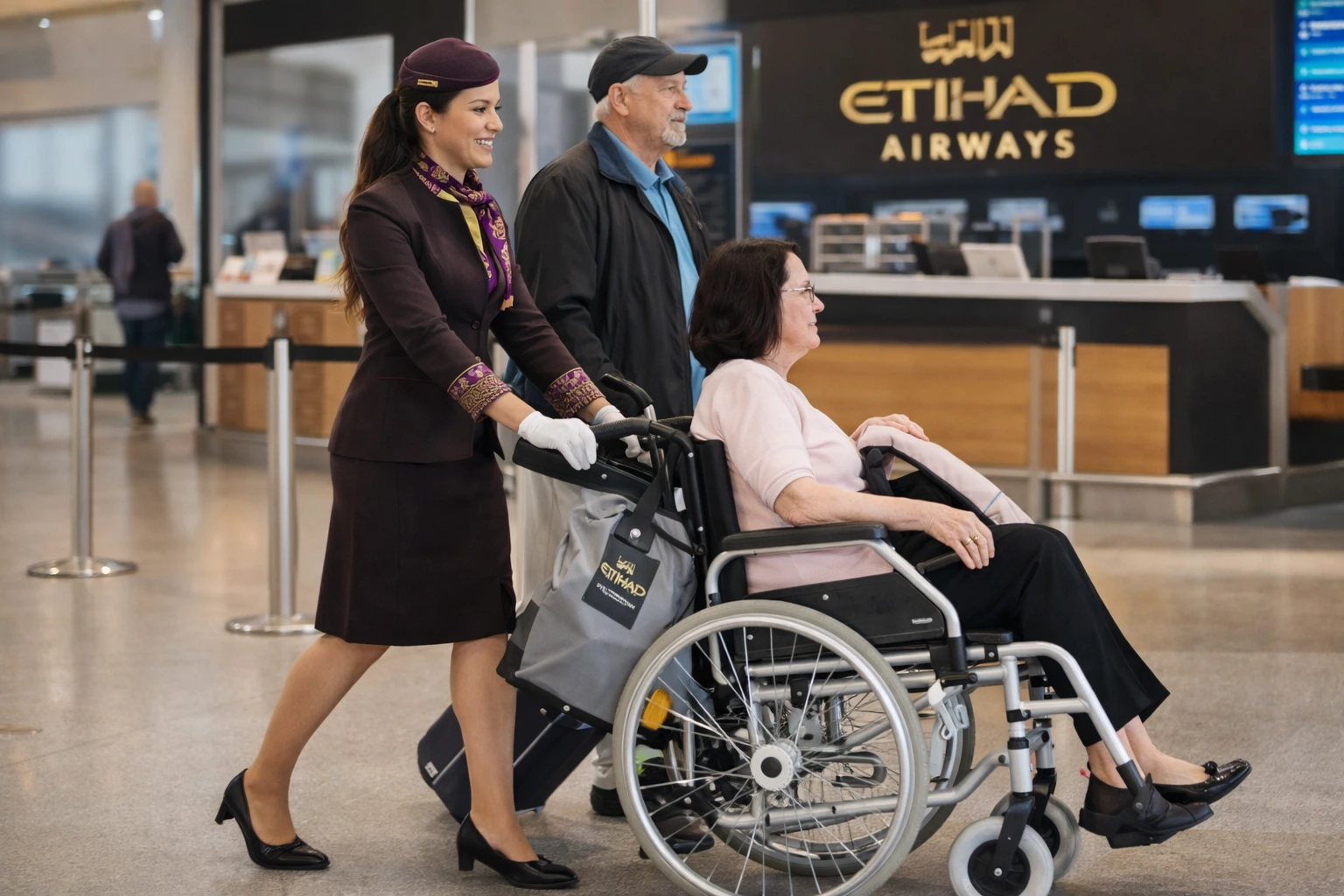 Wheelchair Assistance on Etihad Airways
