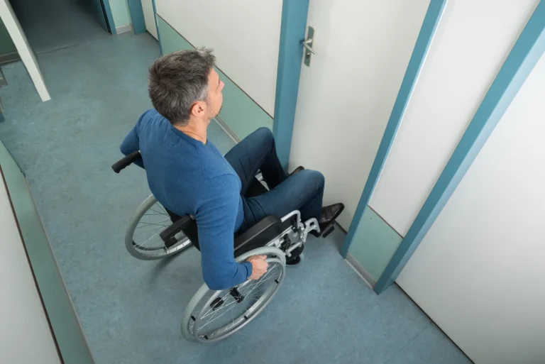 wheelchair door size
