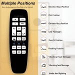 Electric Adjustable Bed with Remote