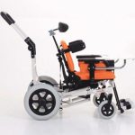 Foldable Pediatric Cerebral Palsy Wheelchair With Wheels