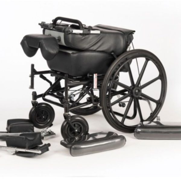 Folded Comfortable Manual Reclining Wheelchair Folded Comfortable Manual Reclining Wheelchair
