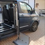 Help V Side Platform Lift by Handytech Touching Ground