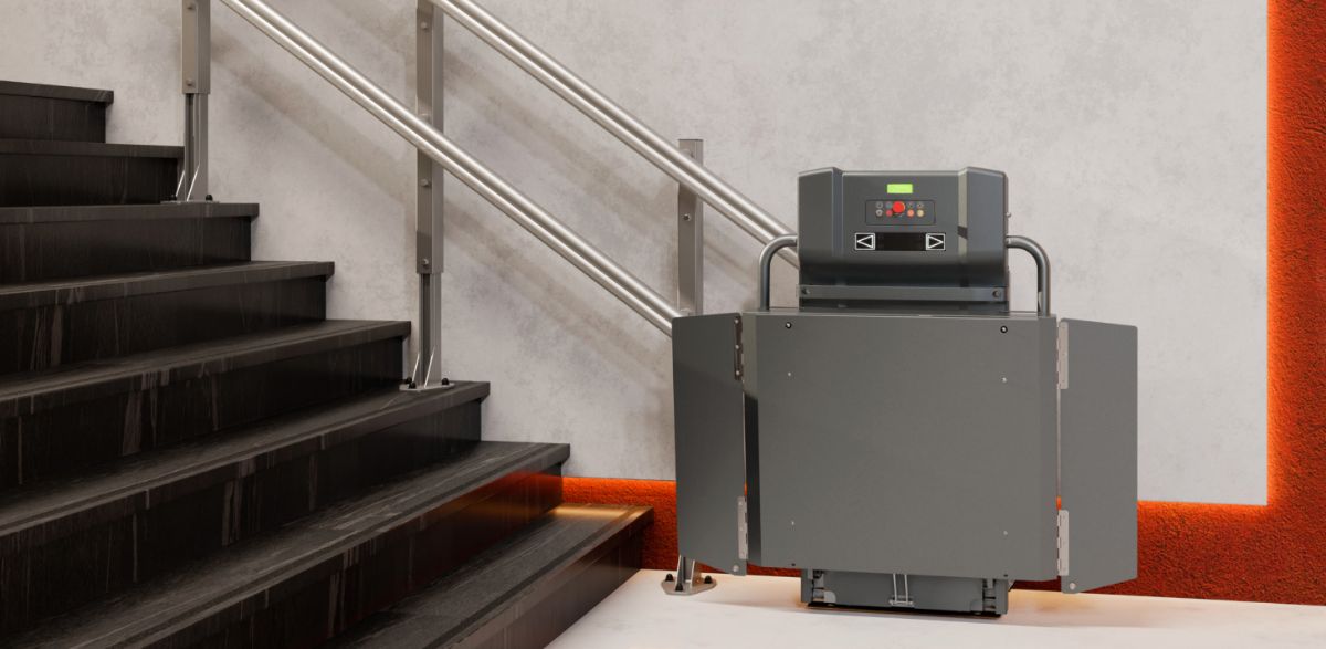 LOGIC Inclined Platform Lift for Straight Stairs
