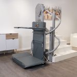 SLIM Inclined Platform Lift for Stairs with Curves