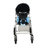 Foldable Reclining Cerebral Palsy Pediatric Wheelchair Frontview