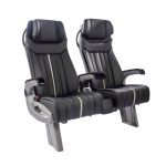 Black SEGE Bus Passenger Seat 5050F