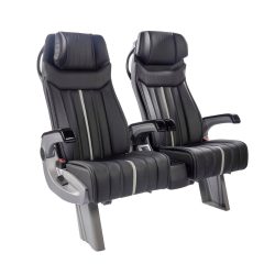 Black SEGE Bus Passenger Seat 5050F