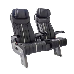 Black SEGE Bus Passenger Seat 5050F