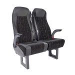 Black SEGE Minibus Passenger Seat 4030X