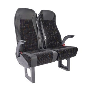 Black SEGE Minibus Passenger Seat 4030X