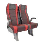 Red SEGE Minibus Passenger Seat 3075