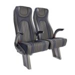 Black SEGE Minibus Passenger Seat 4036