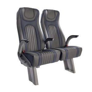 Black SEGE Minibus Passenger Seat 4036
