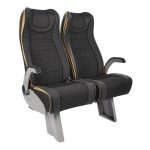 Yellow Stripe SEGE Minibus Passenger Seat 4036