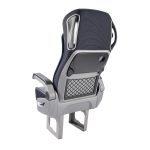 Black SEGE Passenger Seat 5050F M1 Backview