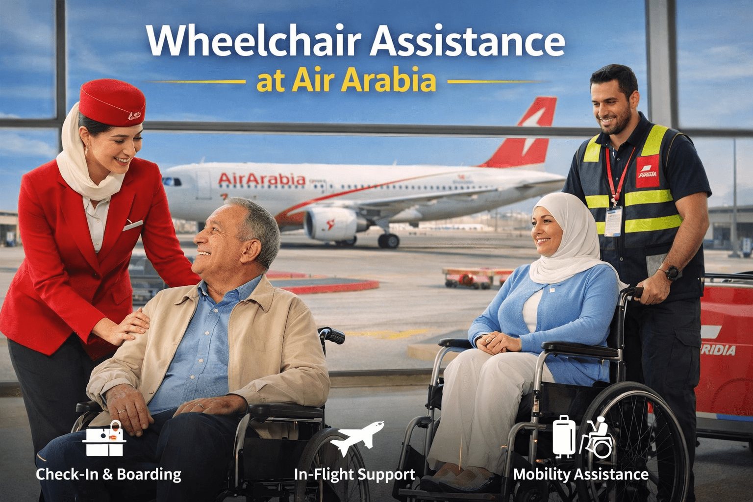 Wheelchair Assistance at Air Arabia