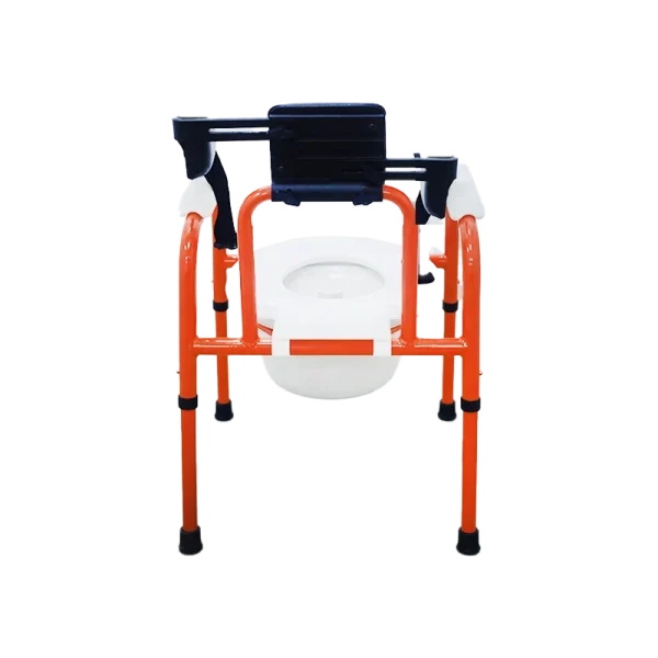 Flamingo Pediatric Commode Chair Backview Flamingo Pediatric Commode Chair Backview